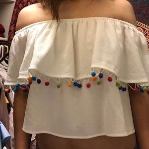 Off the shoulder shirt